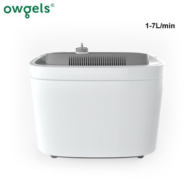 Plastik Beyaz 7L Oksijen Konsantratörü Evde Kullanım 220V Taşınabilir Oksijen Üretim Makineleri