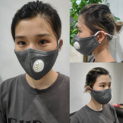 Gümüş Bakır İyon Örme Pamuk Yıkanabilir Yeniden Kullanılabilir Yüz Maskesi OEM ODM