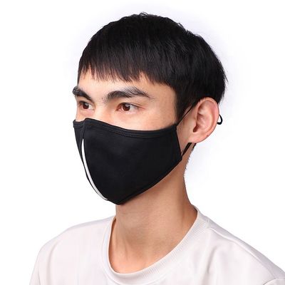 ROHS Anti virüs Yeniden Kullanılabilir Yıkanabilir Toz Maskesi, Pamuk Toz Korumalı Yüz Maskesi