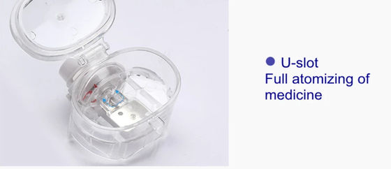 Taşınabilir Mikro Mesh Nebulizatör Elde Taşınabilir Ultrasonik Nebulizatör Atomizasyon Terapisi