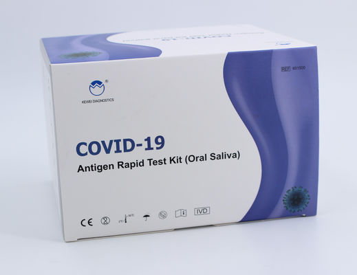 Hızlı Teşhis Covid-19 Antijen Hızlı Test Kiti Tek Kullanımlık Ağızdan Tükürük