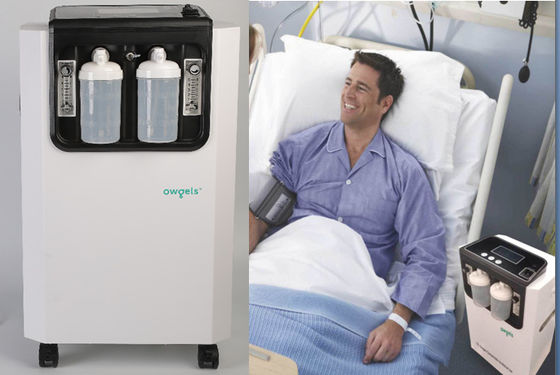 Hastane Kullanımı İçin Mobil Tıbbi Sınıf CE Onaylı 10 Litrelik Oksijen Konsantratörü