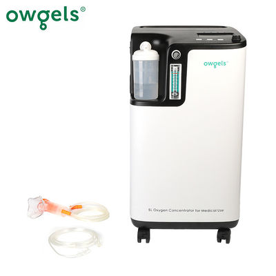 Düşük Gürültülü Owgels 5L Oksijen Konsantratörü %96 Yüksek Saflıkta Tıbbi Sınıf