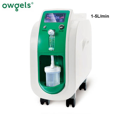 Ev Kullanımı İçin% 96 Saflıkta Owgels Taşınabilir Oksijen Konsantratörü 5 Litre