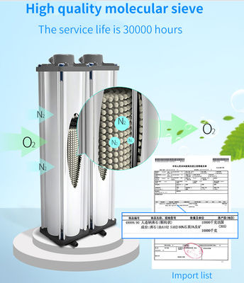 Hastane Kullanımı İçin 19KG 5L Taşınabilir Tıbbi Oksijen Konsantratörü